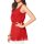 Chiffon-Blusentop, rot
