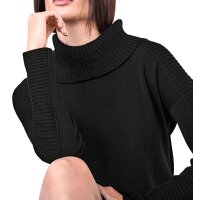 Designer-Strickkleid, schwarz