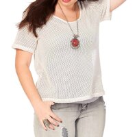 Netzpullover, creme