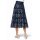 Evening skirt, navy-silver