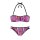 Marken-Bandeau-Bikini, bunt, A/B-Cup