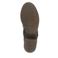 Leder-Chelsea-Boots, olivgrün