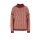 Designer-Grobstrickpullover, kirsche-apricot