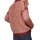 Designer-Grobstrickpullover, kirsche-apricot
