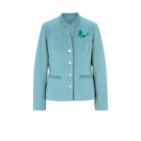 Designer-Fleece-Jacke, aquamarine