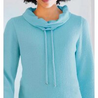 Two-in-one sweater, aqua marine