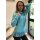Two-in-one sweater, aqua marine