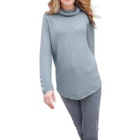 Rippenstrickpullover, grau