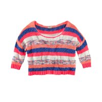 Marken-Streifenpullover, bunt