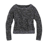 Marken-Kinder-Pullover, schwarz-stein