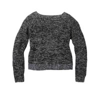 Marken-Kinder-Pullover, schwarz-stein