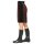 Skirt, red brown - black