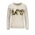 Sweter z cekinami, ecru