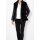 Jacket with weave fur, black
