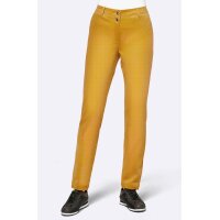 Cord stretch trousers, ochre