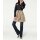 Patchwork-Trenchcoat mit Leder, bunt
