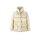 Marken-Steppjacke m. Fellimitat, sand