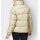 Marken-Steppjacke m. Fellimitat, sand