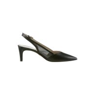 Goat nappa leather ling pumps, black