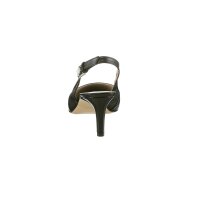 Goat nappa leather ling pumps, black