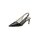 Goat nappa leather ling pumps, black