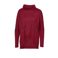 Strickshirt, kirsch-melliert