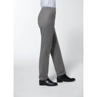 Schurwolle-Stretchhose, grau-melange