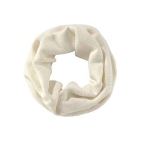 Damen-Pullover m. Loopschal, creme