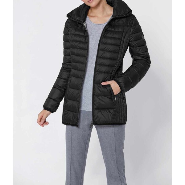 Steppjacke, schwarz