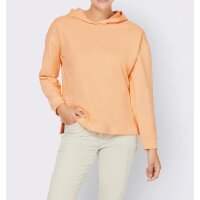 Sweatshirt with hood, apricot