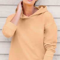 Sweatshirt with hood, apricot