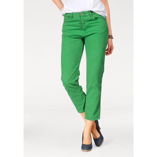 Marken-7/8-Jeans, grün