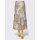 Lyocell panel skirt, ecru-ochre-grey