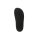 Braid look mule with metalic trim, black-golden coloured