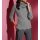 Structured knit sweater with turtleneck, stone grey