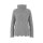Structured knit sweater with turtleneck, stone grey