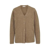 Designer-Chenillestrickjacke, eiche