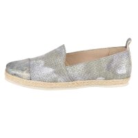 Slipper, beige-grau-hellblau