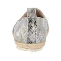 Slipper, beige-grau-hellblau
