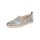 Slipper, beige-grau-hellblau