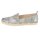 Slipper, beige-grau-hellblau