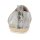 Slipper, beige-grau-hellblau