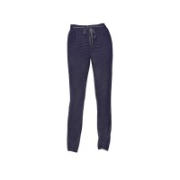 Jersey pants in jogger style, navy