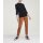 Goat velours trousers with zipper, terracotta