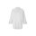 Stand-up collar blouse with cut-outs, white