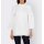 Stand-up collar blouse with cut-outs, white