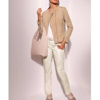 Glencheck-Muster-5-Pocket-Stretchose, sand