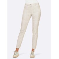 Five pocket stretch trousers, sand