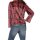 Weave fur jacket, bordeaux