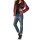 Weave fur jacket, bordeaux